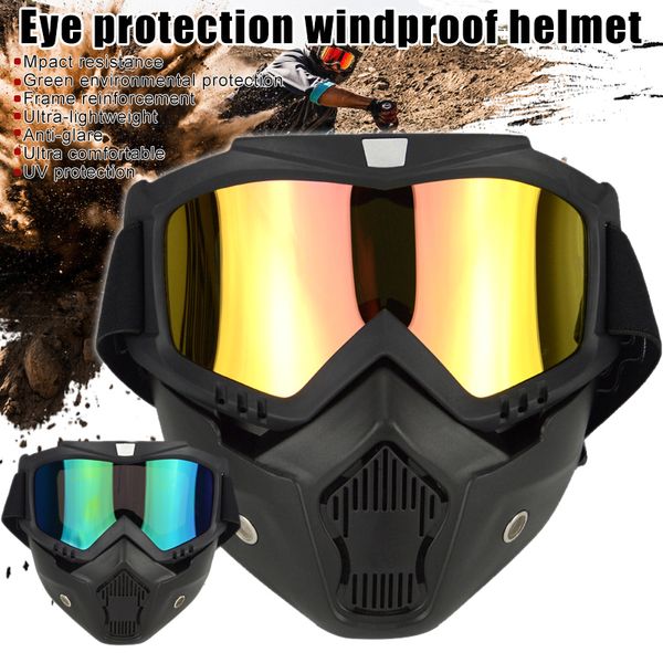 

маска очки съемного рот фильтр шлет ветрозащитный для мотоцикла открытого nj88