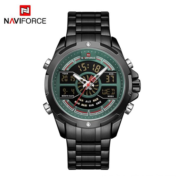 

naviforce lingxiang sports men's 2020 men 9170 naviforce lingxiang sports men's 2020 electronic men 9170 electronic watch watch wa, Blue