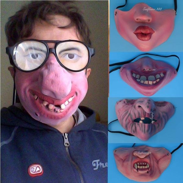 

fun scary mask clown latex masquerade masks vampire cosplay costume for party halloween decor