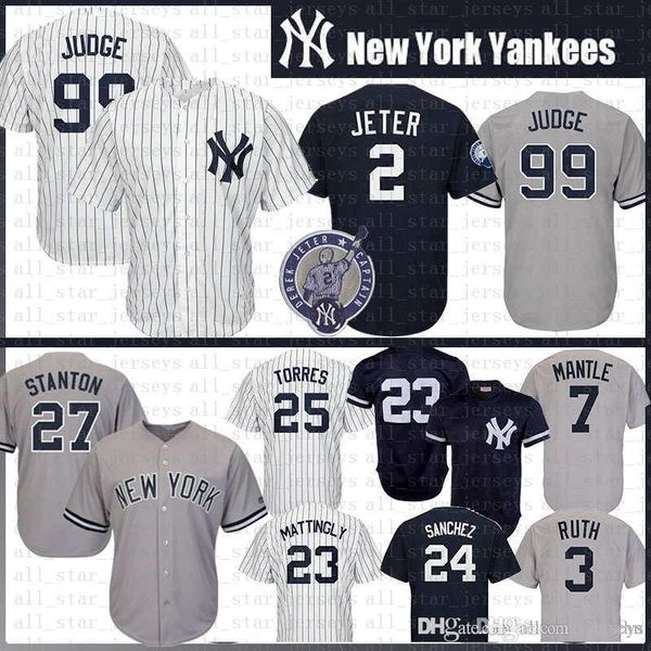 

Yankees 99 Aaron Judge New York Baseball Jersey 27 Giancarlo Stanton 25 Gleyber Torres 23 Mattingly 24 Sanchez 3 Babe Ruth 7 Mickey Mantle
