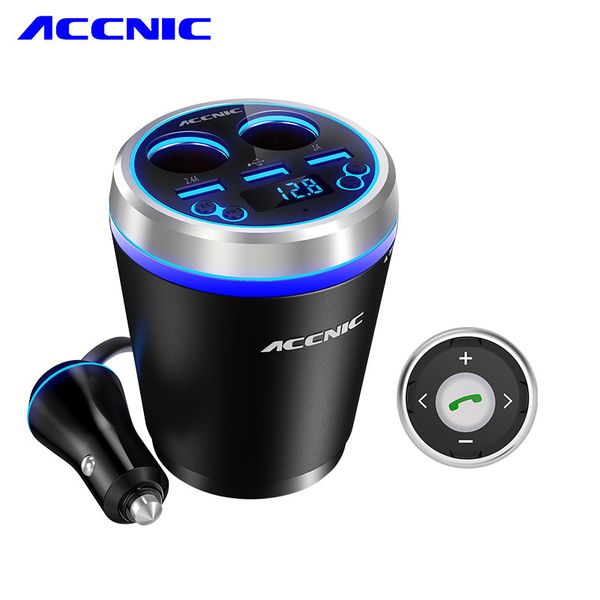 

update] accnic c1 car music mp3 player handsbluetooth fm transmitter usb car charger adaptor with voltage current display