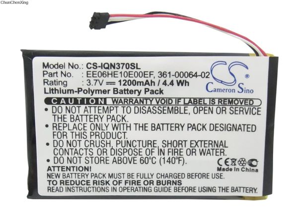 

cameron sino 1200mah аккумулятор ee06he10e00ef для garmin nuvi 3700, 3760, 3760t, 3790, 3790t