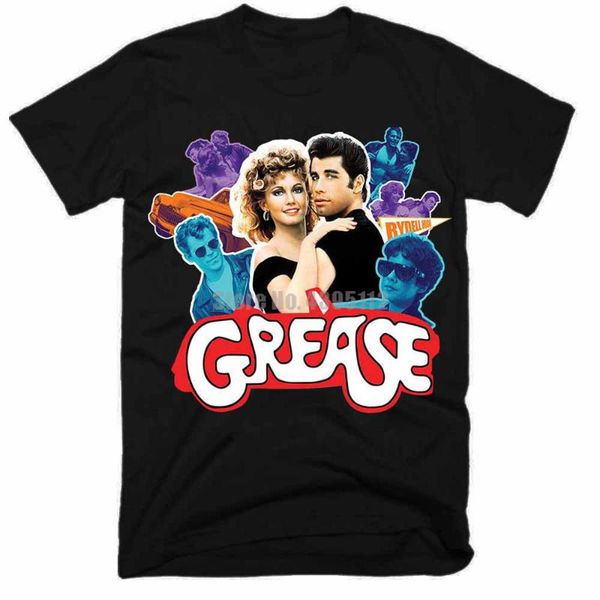

grease movie man's graphic shirt like shirt likes t-shirts likee t-shirt 2020 news hxyocu, White;black