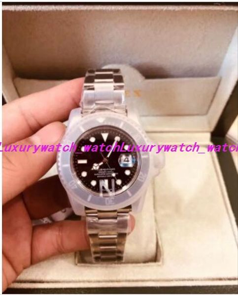 

luxury watch seller v7 40mm 116610ln 116610 black ceramic 2813 movement automatic glidelock mens waterproof watches, Slivery;brown