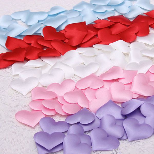 

100шт / уп love heart shaped губка лепесток для венчания декоративный handmade diy лепестки день таблица партии supplies