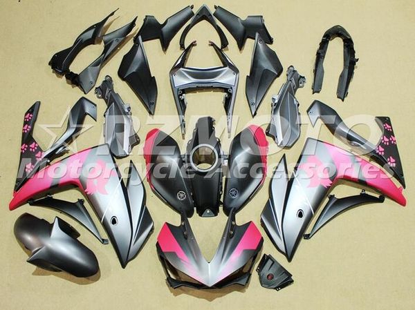 

new injection abs fairing kit for yamaha r3 r25 2014 2015 2016 14 15 16 cowlings bodywork matte gray pink