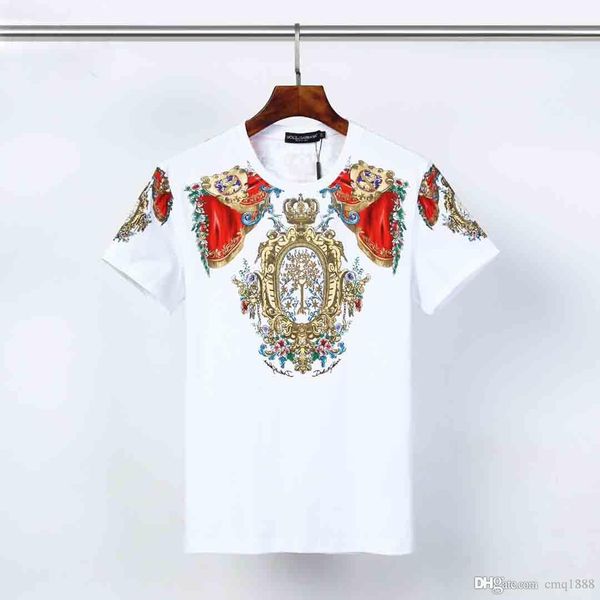 

2020 summer designers t-shirt for mens tee shirts european style velvet brand tshirts fashion short sleeve male female m-3xl, White;black