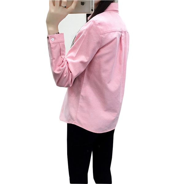 

womens and blouses supplier long sleeve oxford women clothes 2020 solid color ladies shirts office wear white women clothing