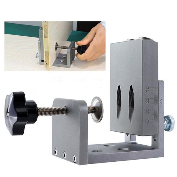 

limiparty pocket hole jig kit with 9mm step drill bit wood doweling jig drilling hole guide locator tools for carpentry