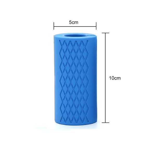 

dumbbell thick bar silicone handle practical high-quality weightlifting silicone anti-slip protective pad fitness equipments