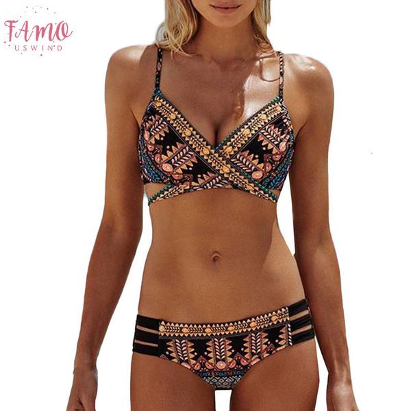 

2020 bandage biquini string strappy swim wear push up bathing suit swimsuit beachwear swimwear women brazilian bikini, White;black