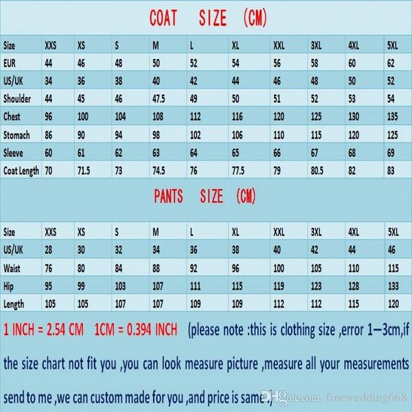 We Are Handsome Size Chart