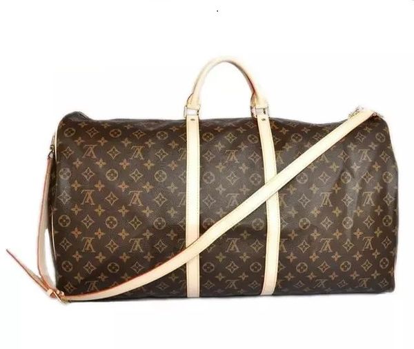 

2018 new fashion men and women travel bag duffel bag brand designer luggage large capacity sports bag 62CM