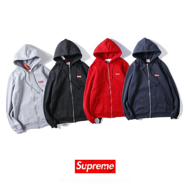

20ss/supreme men luxury hoodie designer classic brand hoodies embroidery wild couple hoodie loose selling trendy hooded sweater size -xxl, White;black
