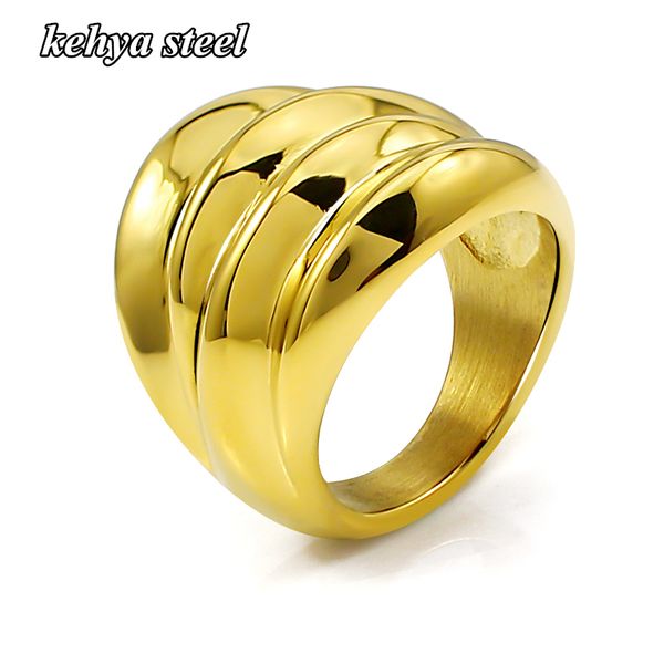 

circle wide ring engagement hollow rings for women men fashion finger accessories knuckle wedding trendy band anel, Slivery;golden