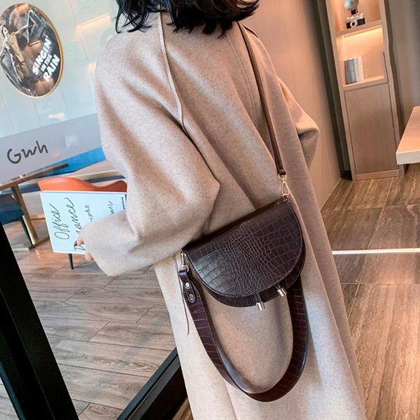 

2019 new fashion plush satchel casual wild simple shoulder messenger bag