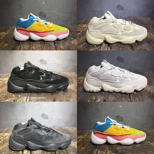 

2019 new supper moon yellow 500 blush utility black desert rat 500 mens designer shoes running cow leather sport casual sneakers