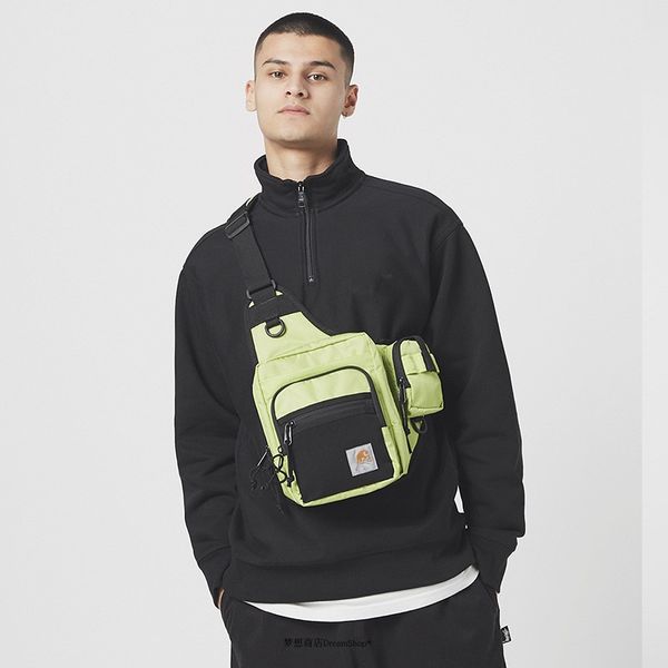 

three-color spot shoulder bag men and women chest bag sports function messenger bag shoulder, Red