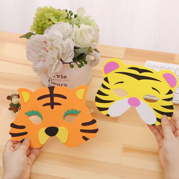 

safari party child mask cartoon animal boy mask girl party prom show for children clothing decoration and jungle