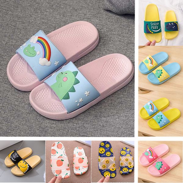 

new arrivals parent-child slippers kids beach fashion breathable sandals summer comfortable women home shoes children printed slippers