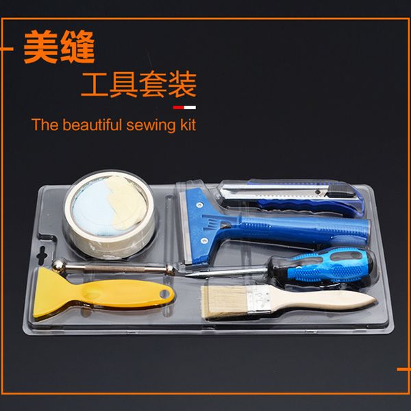 

ceramic tile beauty seam agent tool caulking tool set floor tile gap repair beautiful sewing kit pressed trim ball scraper knife