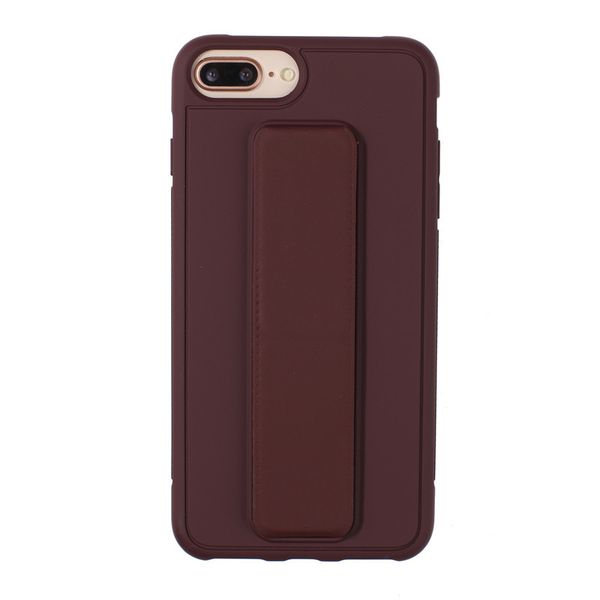 

soft tpu silicone for iphone 6 6s/6 plus/6s plus/7 7 plus/8 8 plus case pure color bracket case for wristband