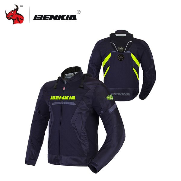 

benkia motorcycle jacket men motorcycle suit spring summer jacket breathable mesh riding clothes ropa moto jackets