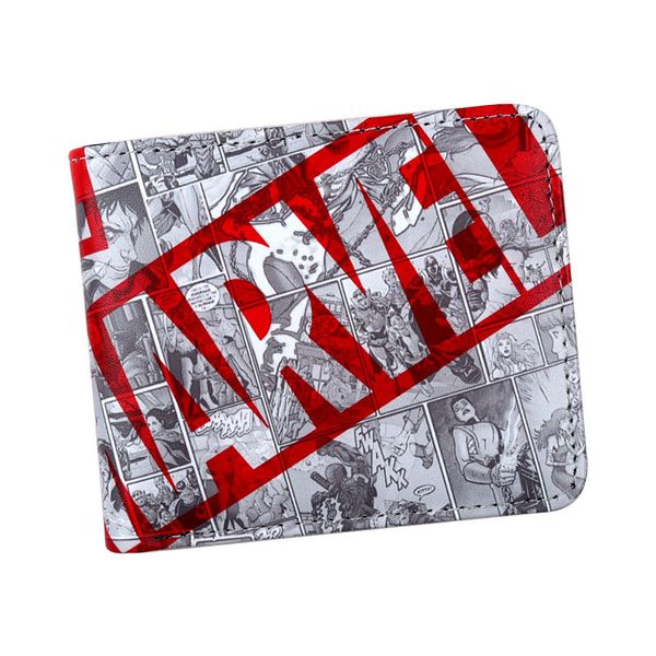 

designer wallet purse new arrival anime wallets marvel comics iron man hulk captain america wallet card holder coin pocket, Red;black