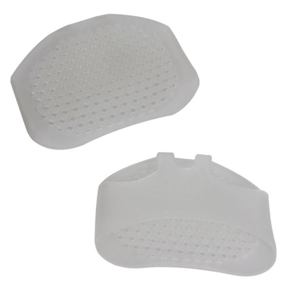 

medical honeycomb silicone gel anti-slip forefoot half yard insoles for high heel shoes sore pain relief toes pads insoles, White;pink