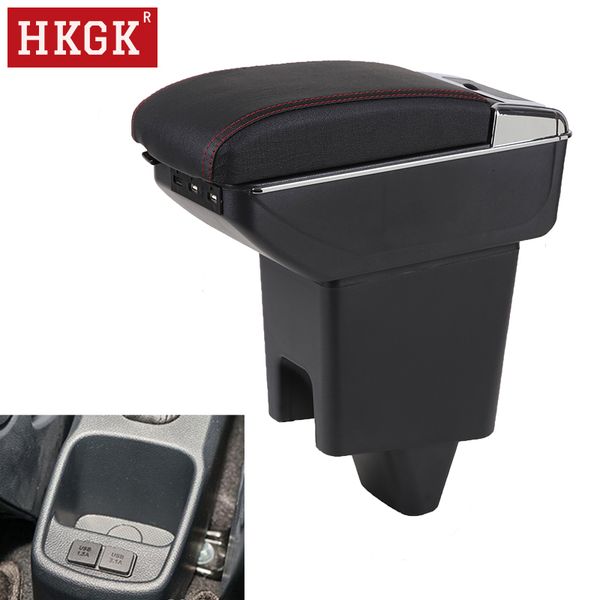 

for proton saga dual layer rotatable armrest box central store content box with cup holder ashtray usb charging car accessories