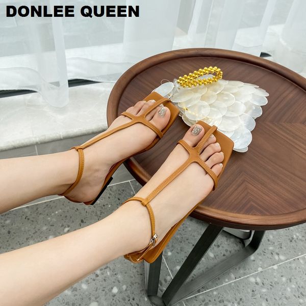 

2020 women sandals flat gladiator back strap beach flip flops slides fashion narrow band ankle strap sandal slippers shoes, Black