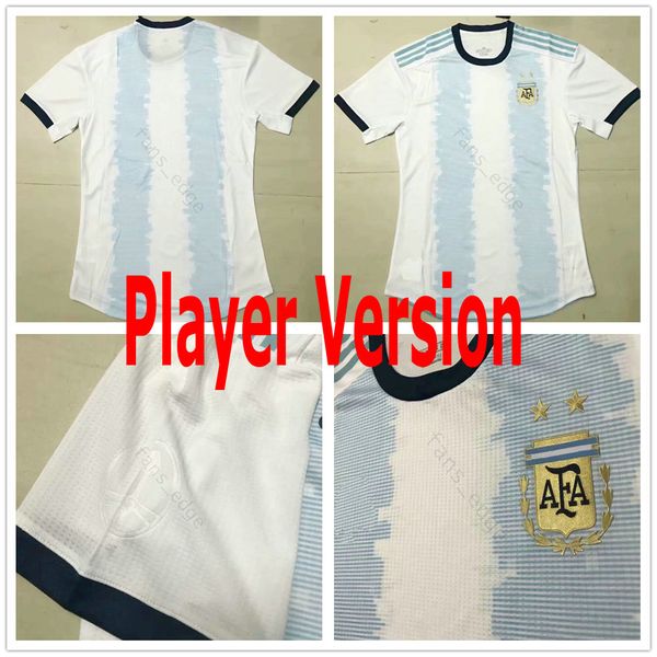 

2020 argentina soccer jerseys 10 messi 21 dybala 22 lautaro di maria aguero higuain maradona custom 19 20 21 home away football shirt, Black;yellow