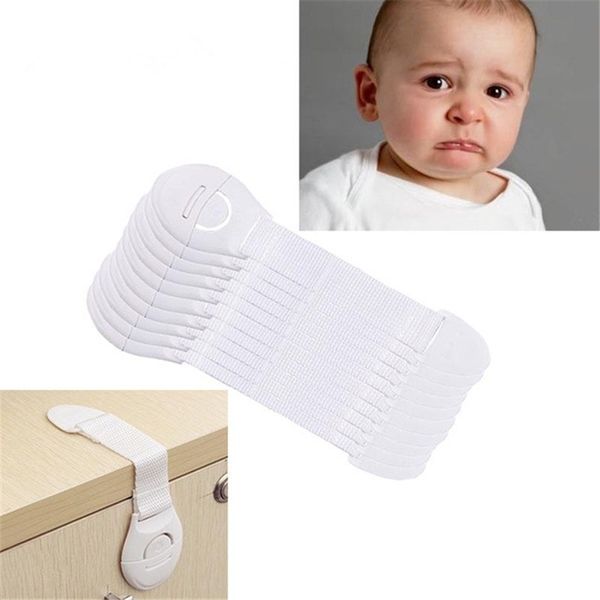 

5pcs/lot baby safety child lock plastic drawer door cabinet cupboard safety locks protection from children baby care products
