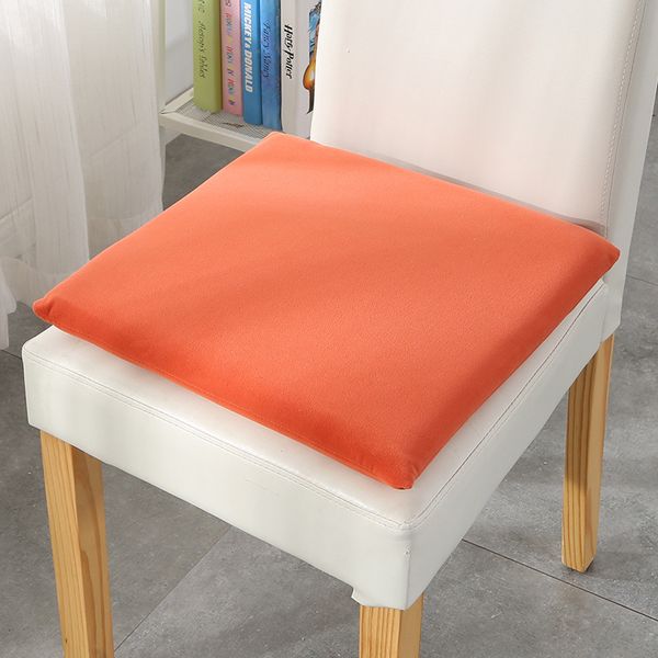 

1pc plush fabric memory foam soft comfortable restaurant office car home cushion reduce pain for girl seat pillow size 40x40cm