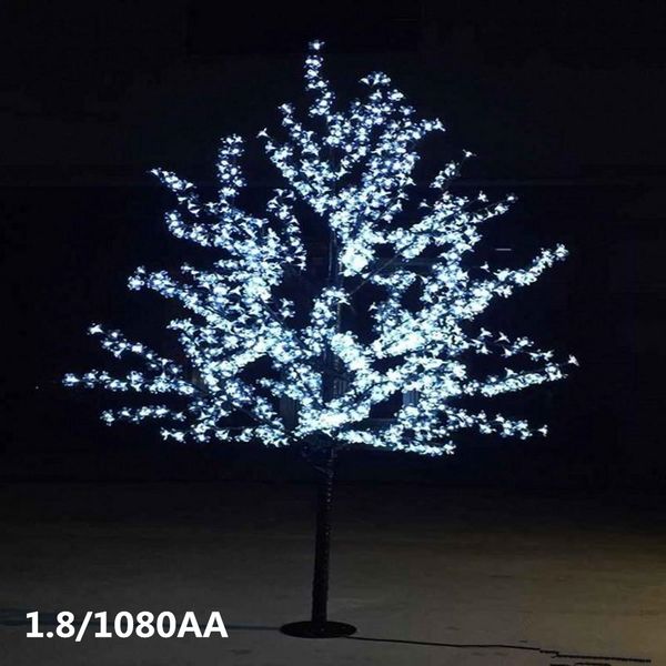 

led cherry blossom tree light864 pcs led bulbs 6ft 1.8m height christmas wedding rainproof outdoor patio lawn garden lamp