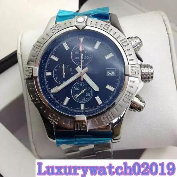 

2019 new 1884 mens watch quartz movement chronograph windrider sports chronomat men watches evolution stainless steel dive wristwatches, Slivery;brown