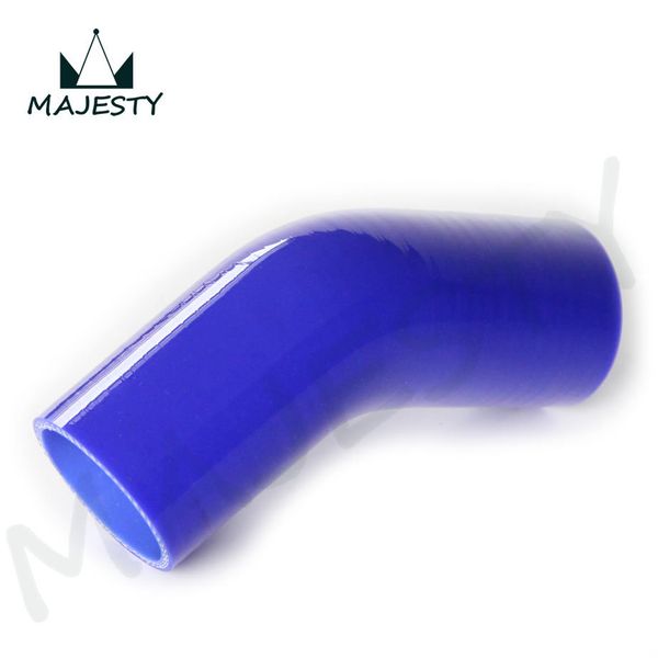 

45 degree elbow coupler intercooler turbo hose 76mm racing silicone hose brand new blue