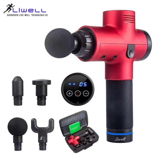 

electrical deep vibrating tissue fascia muscle massager gun from the original manufacturer. 20 speed .led display. support oem