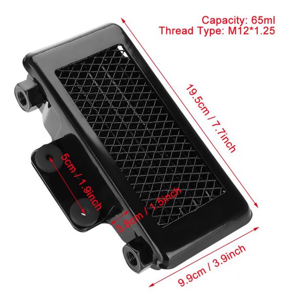 

accesorios moto aluminum 65ml engine oil cooler cooling radiator for 100cc-250cc motorcycle dirt bike atv accessories moto