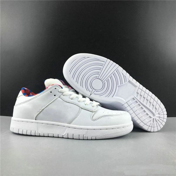 

2019 new parra x sb dunks low gt womens mens running shoes white pink rose sport sneakers eur 36-45, White;red