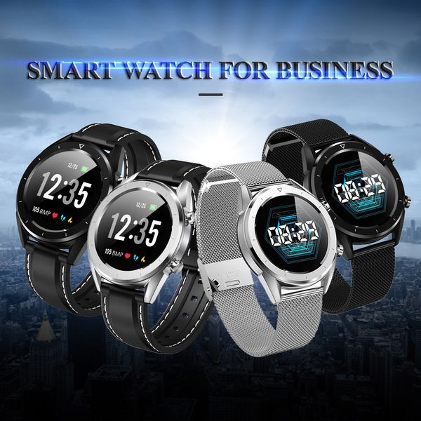 

smart watch 1.54in full screen touch fitness tracker watch ip68 business smart bracelet with heart rate activity tracking