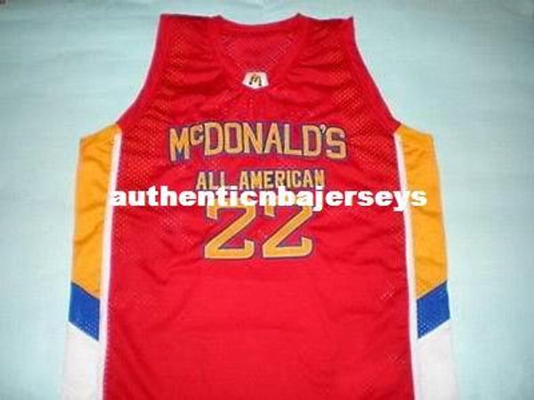 

#22 eric gordon mcdolnald all american basketball jersey all size embroidery stitched customize any name and name xs-6xl vest jerseys, Black;blue