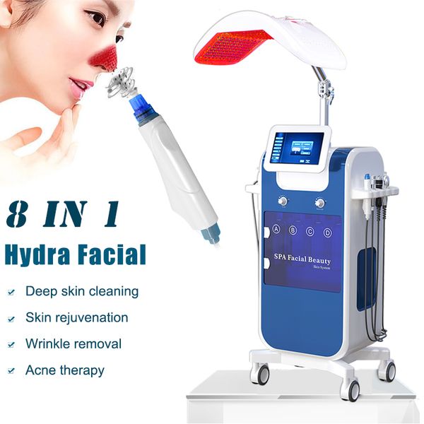 

8 in 1 dermabrasion diamond hydra facial peeling and water jet beauty aqua hydrafacial machine hydra dermabrasion peel