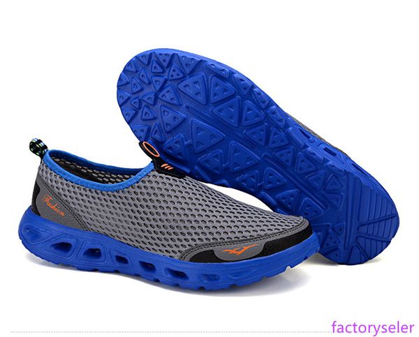 

lightgreen outdoor aqua shoes mesh breathable water sneakers footwear quick dry lightweight summer men water beach shoes