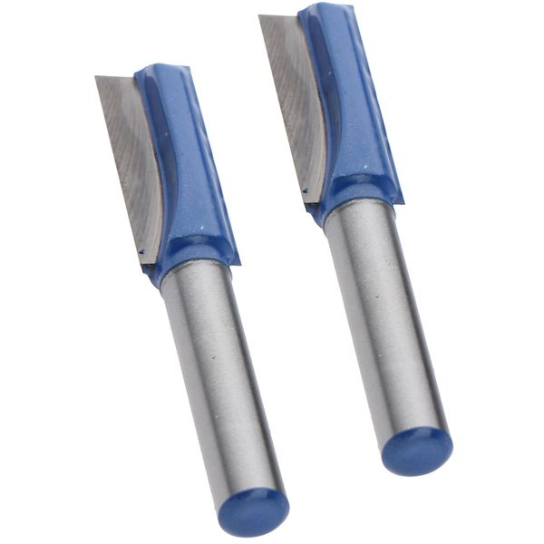 

2pcs 1/4inch shank straight flush trim router bit woodworking cutting tools