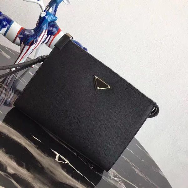 

классический горячий мужской конверт сумка дизайнер мужской клатч кожаный для создания треугольного логотипа украшения высокое качество бизн