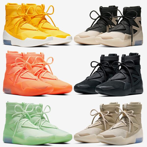 

fog fear of god shoes 1 womens mens basketball shoes triple black amarillo string the question oatmeal orange trainers sneakers