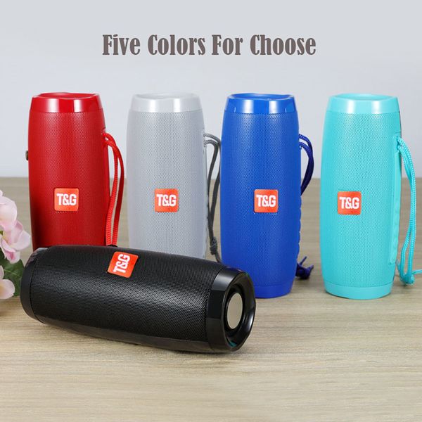 

tg157 outdoor portable wireless bluetooth speaker column colorful led light hifi stereo wireless loudspeaker for phone ipad computer