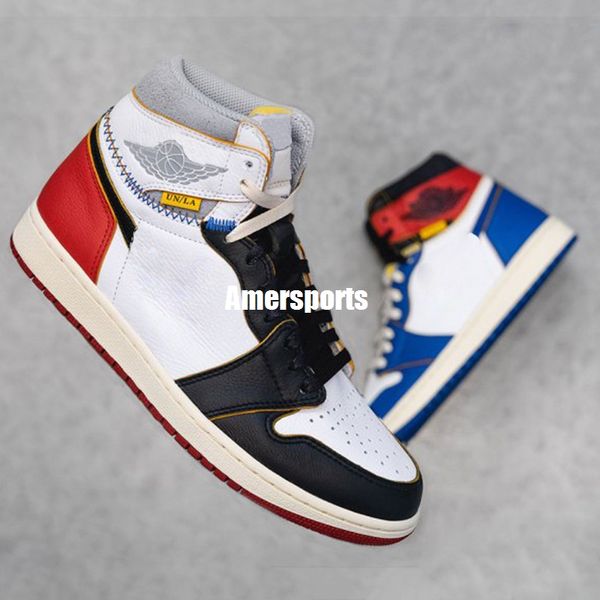 

new union x 1 high og nrg 1s basketball shoes red blue unique designer fashion leading mens trainers sports shoes