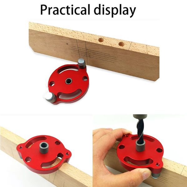 

6 8 10mm self centering wood dowel hole punch locator vertical jig drill guid e65b